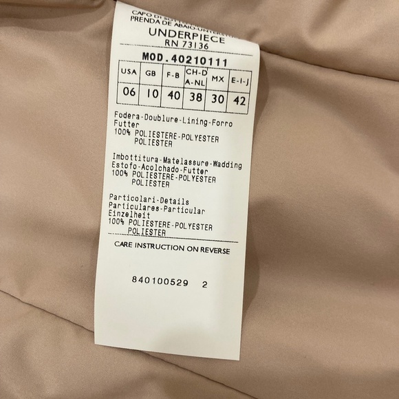 NEW Trench Coat MAX and Co (by MaxMara) with removable padded lining Size US6 - Picture 13 of 17